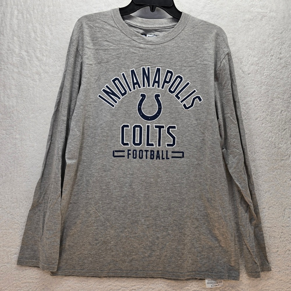 Indianapolis Colts Football Long Sleeve T Shirt NFL Team Apparel IN Fans College